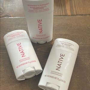 Native Deodorant Set - Grapefruit & Coconut